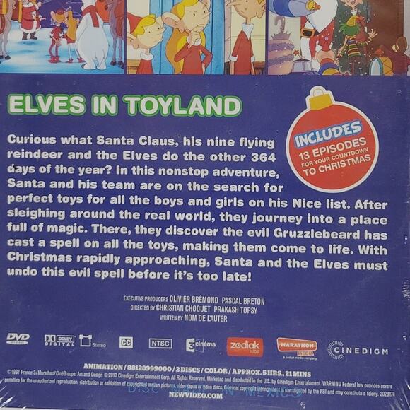 The Secret World of Santa Claus: Elves in Toyland (DVD, 2013) – 2-Disc Holiday - Picture 3 of 4